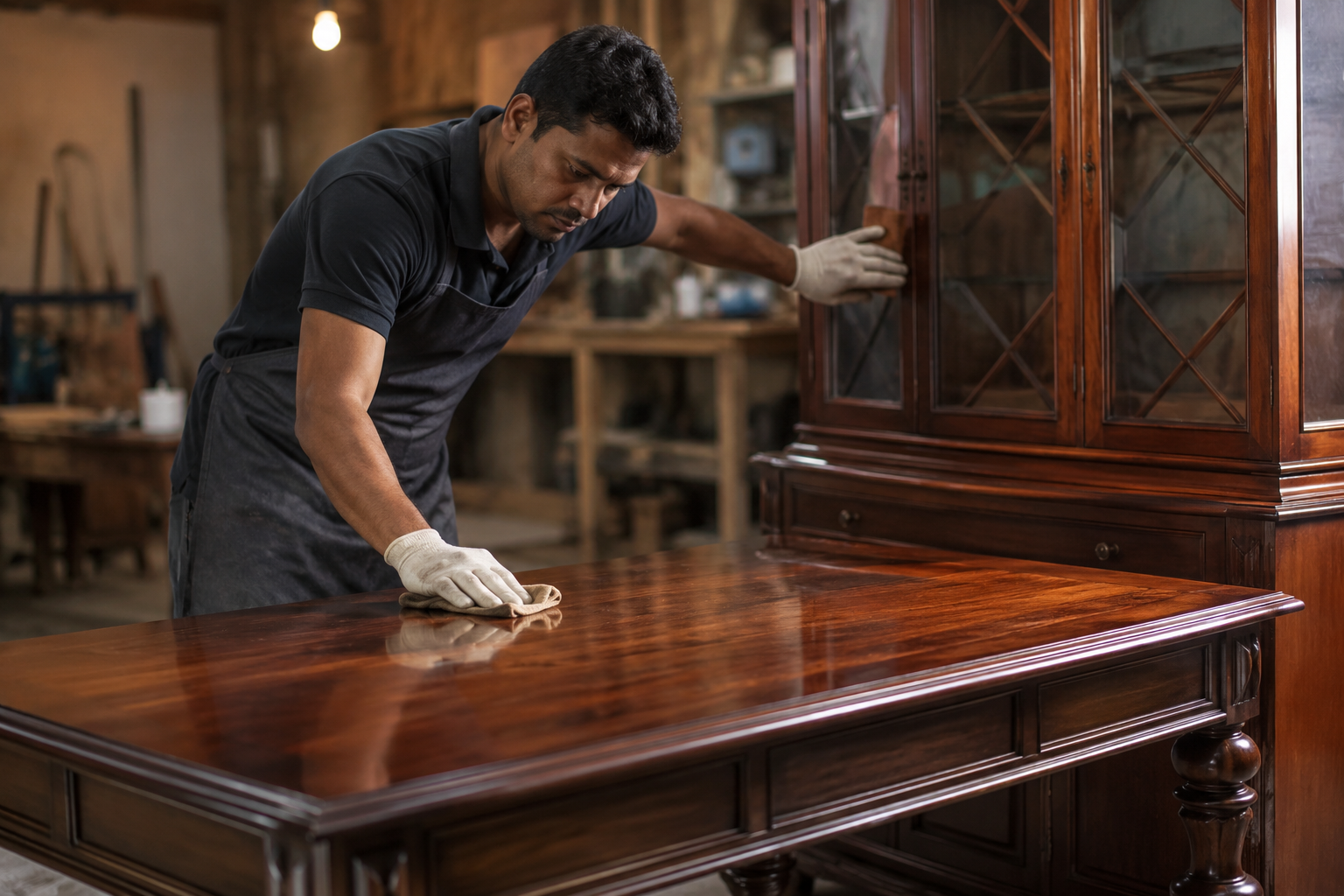 Furniture polishing and restoration in Gurgaon